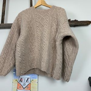 Large j-crew wool sweater